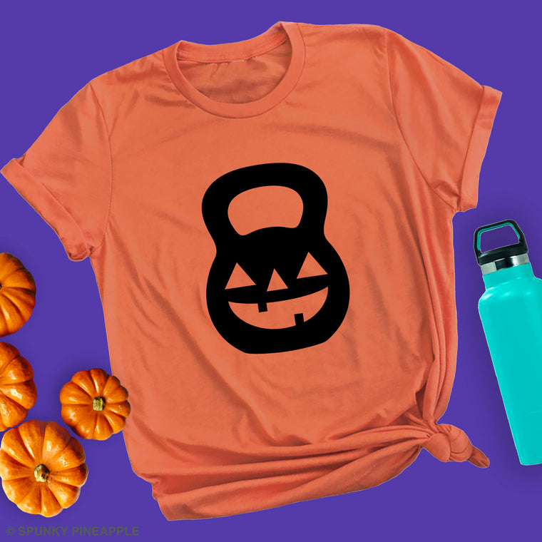 Kettlebell Pumpkin Premium Unisex T-Shirt