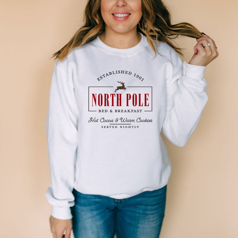 North Pole Bed & Breakfast Sweatshirt