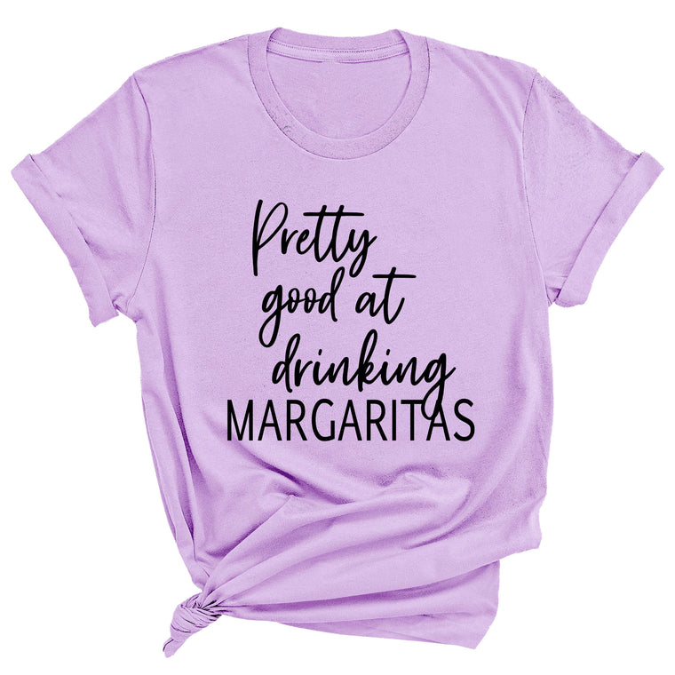 Pretty Good at Drinking Margaritas Premium Unisex T-Shirt
