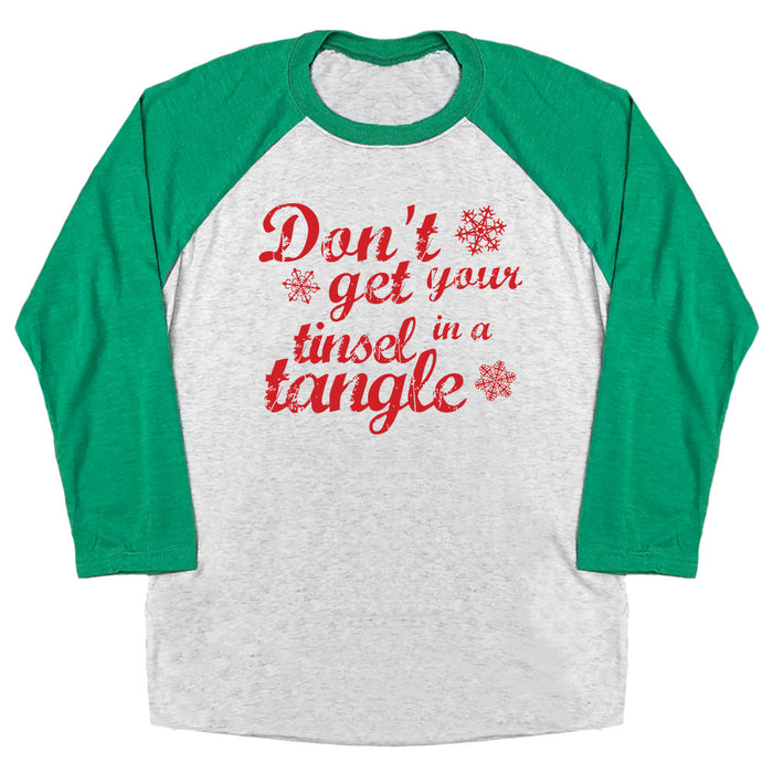 Don't Get Your Tinsel in a Tangle Raglan Tee