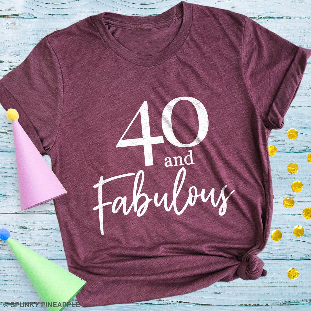 40 and Fabulous Premium Unisex T-Shirt