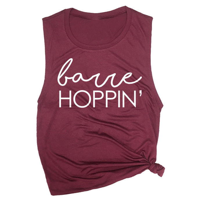 Barre Hoppin Cute Pure Barre Womens Fitness Top