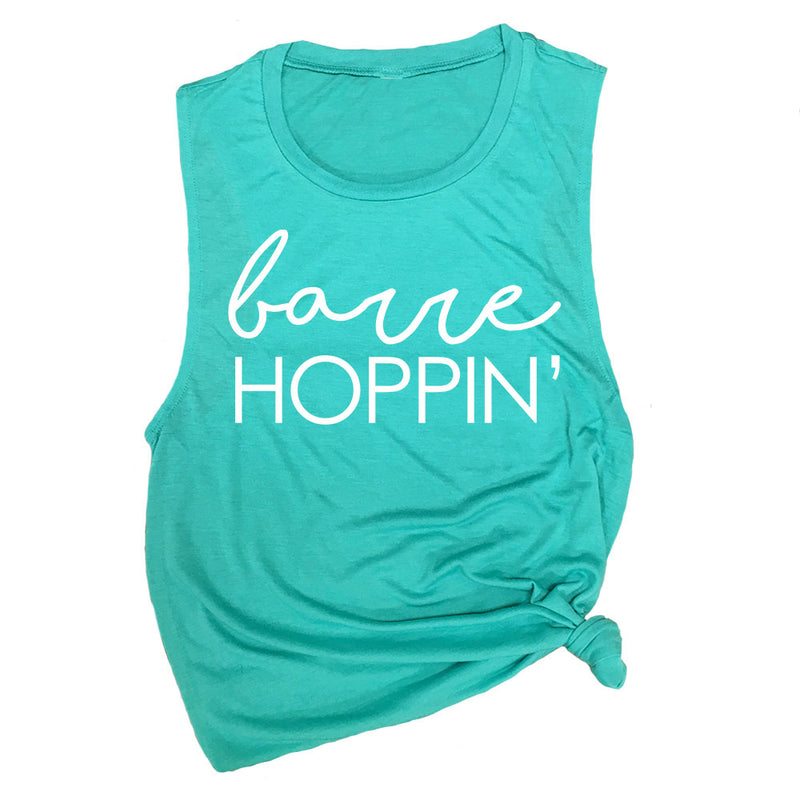 Barre Hoppin Exercise Fitness Muscle Shirt Apparel