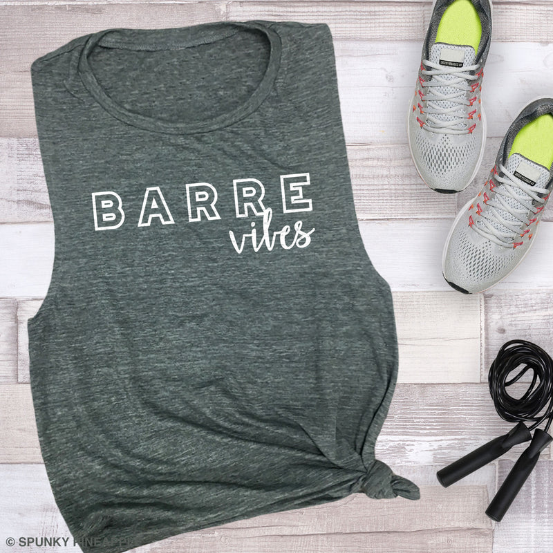 Barre Vibes Muscle Tee