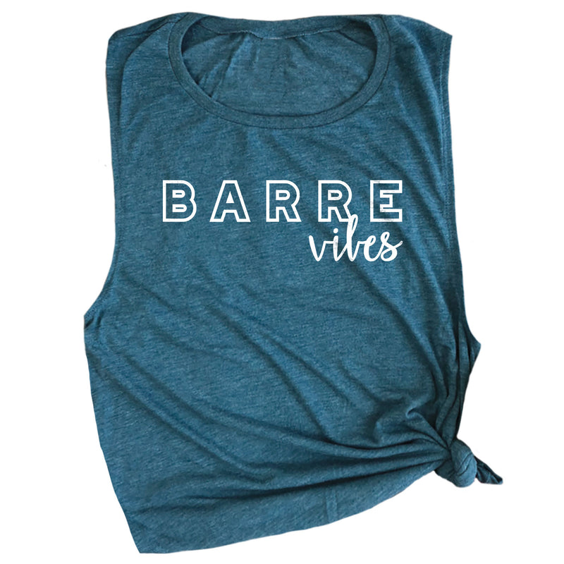 Barre Vibes Muscle Tee