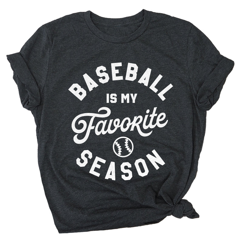 Baseball is My Favorite Season Premium Unisex T-Shirt