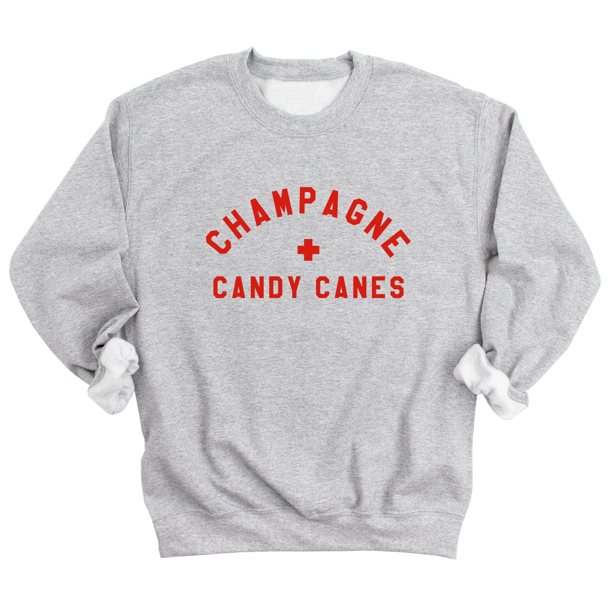 Champagne + Candy Canes Sweatshirt