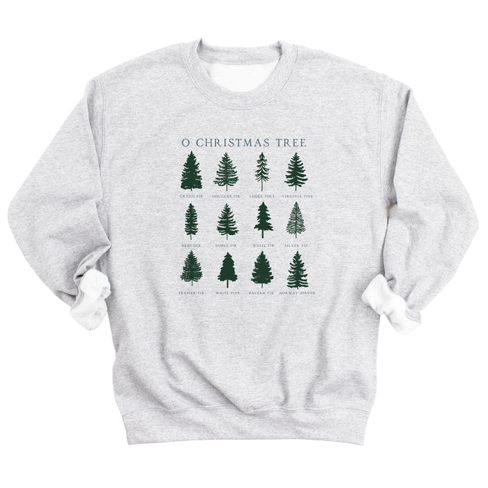 O Christmas Tree Types Sweatshirt