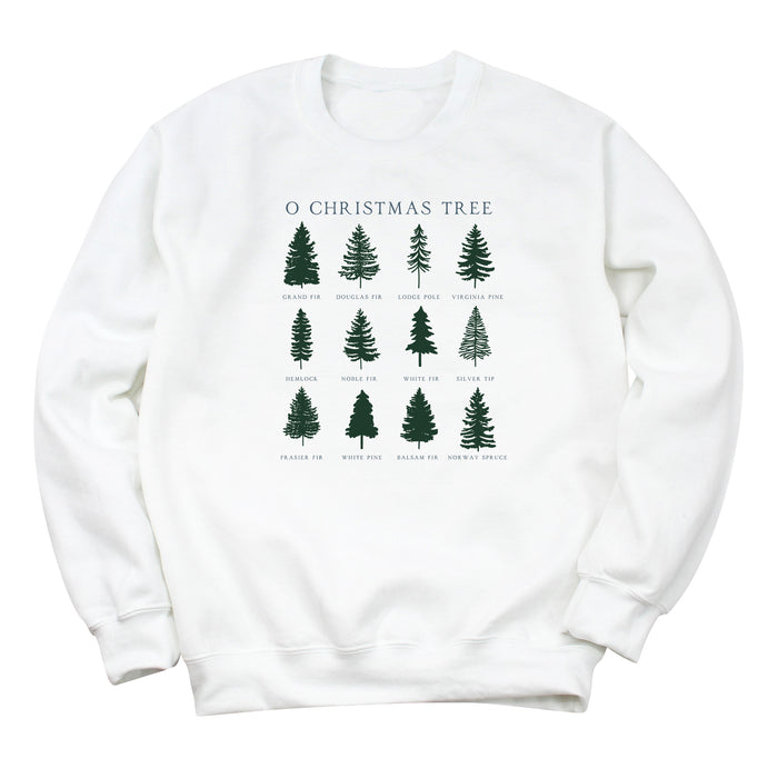 O Christmas Tree Types Sweatshirt