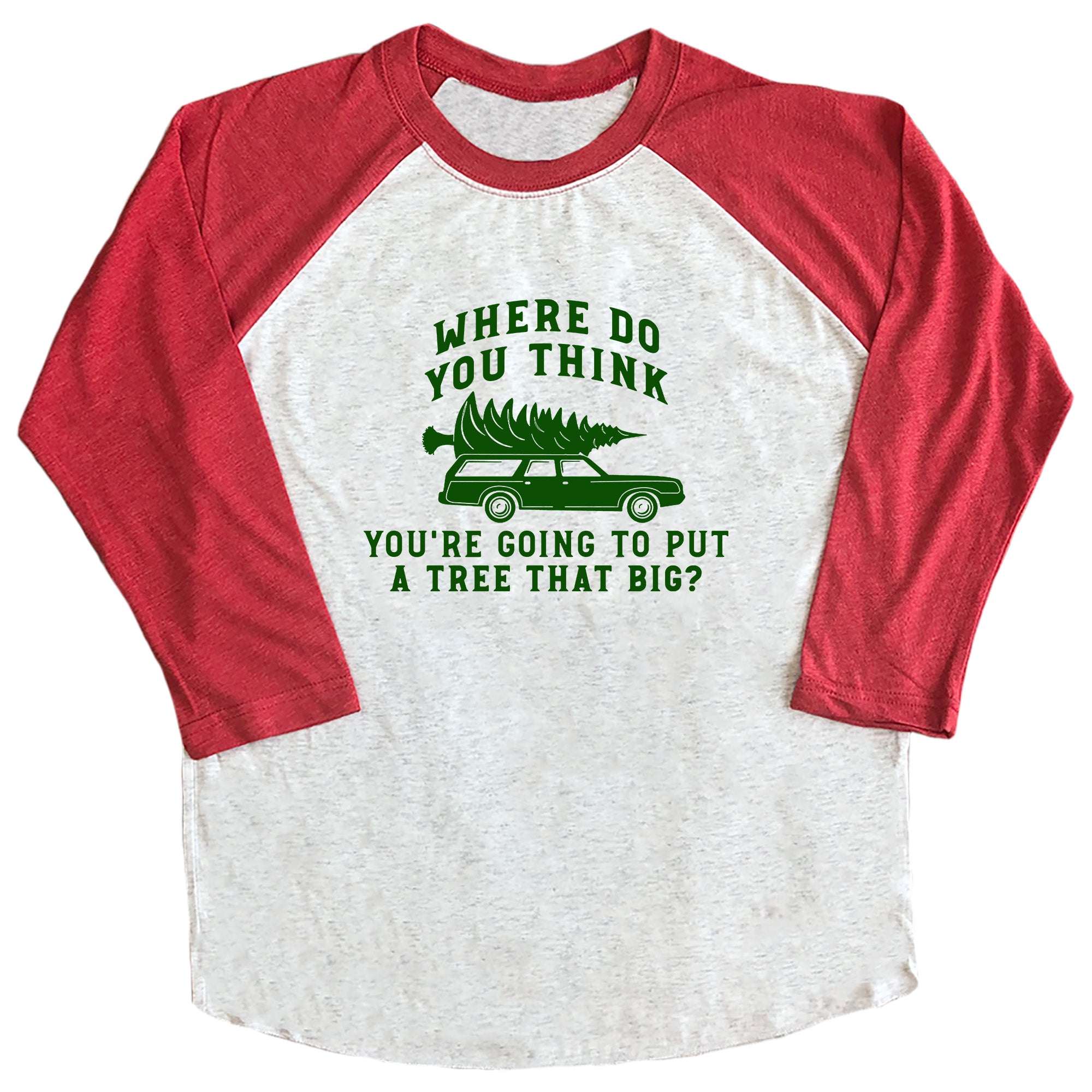 Christmas Vacation - Couples Funny Christmas Raglan T-Shirt