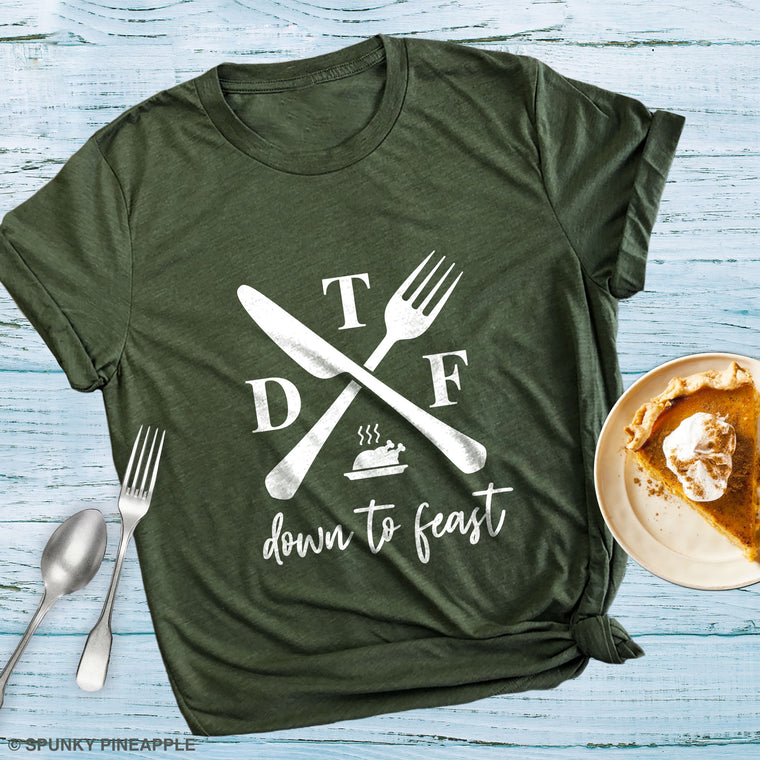 DTF Down to Feast Premium Unisex T-Shirt
