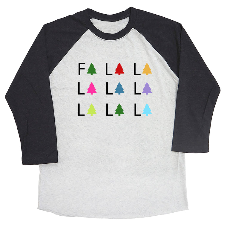 Fa La La (Trees) Raglan Tee