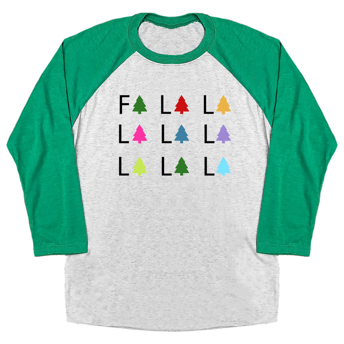 Fa La La (Trees) Raglan Tee