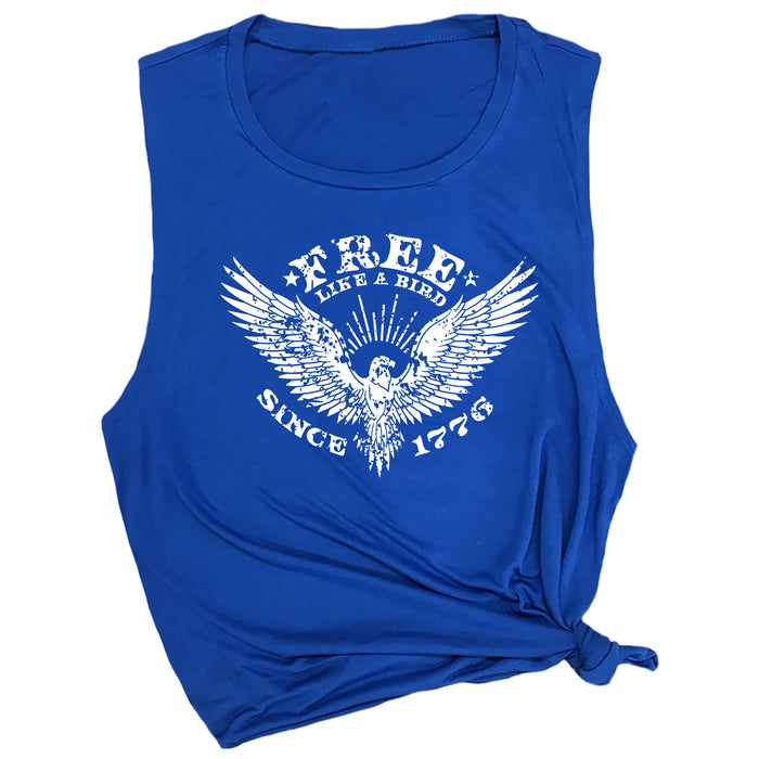 Free Like a Bird Since 1776 Muscle Tee