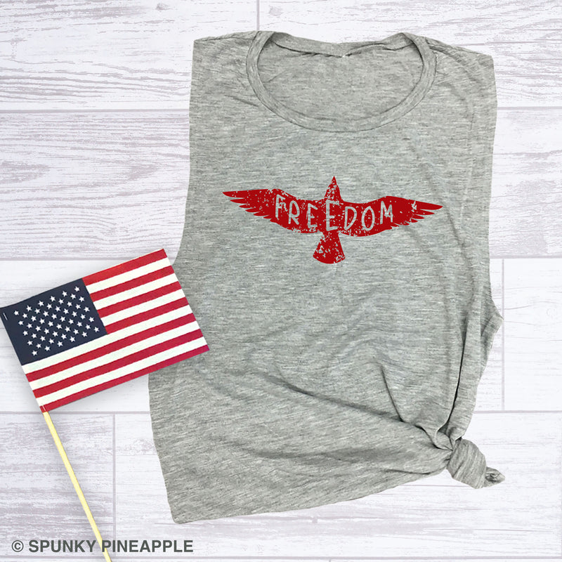 Freedom Eagle Muscle Tee