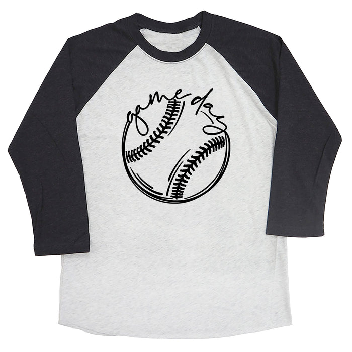 Game Day Baseball Raglan Tee