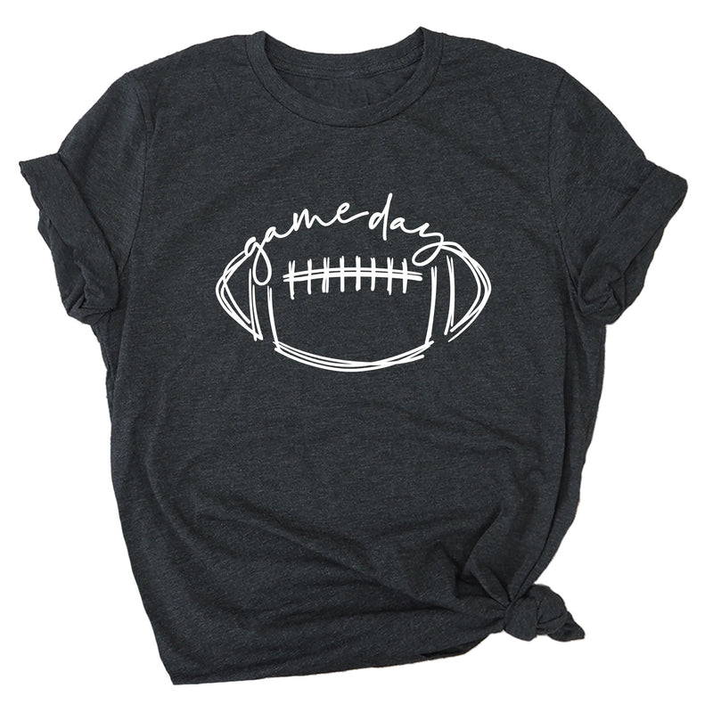 Game Day with Football Premium Unisex T-Shirt