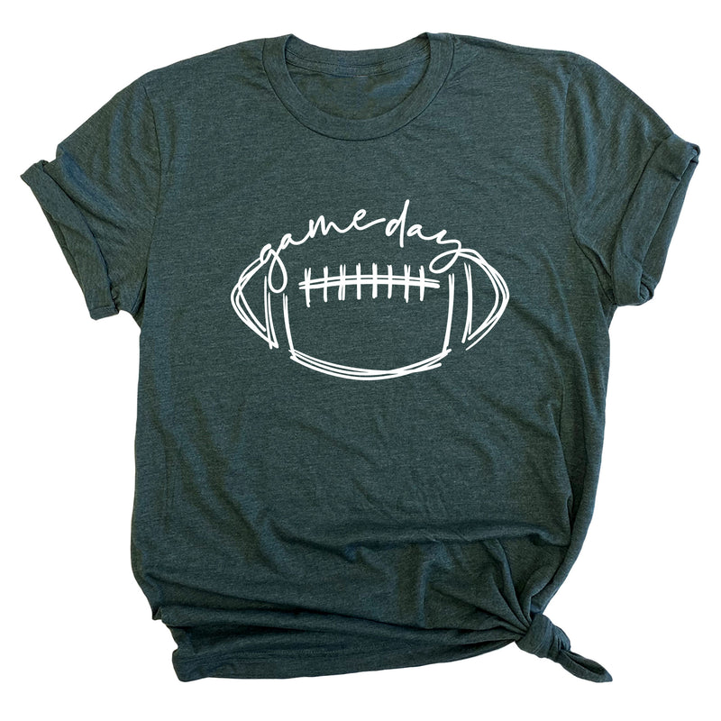 Game Day with Football Premium Unisex T-Shirt