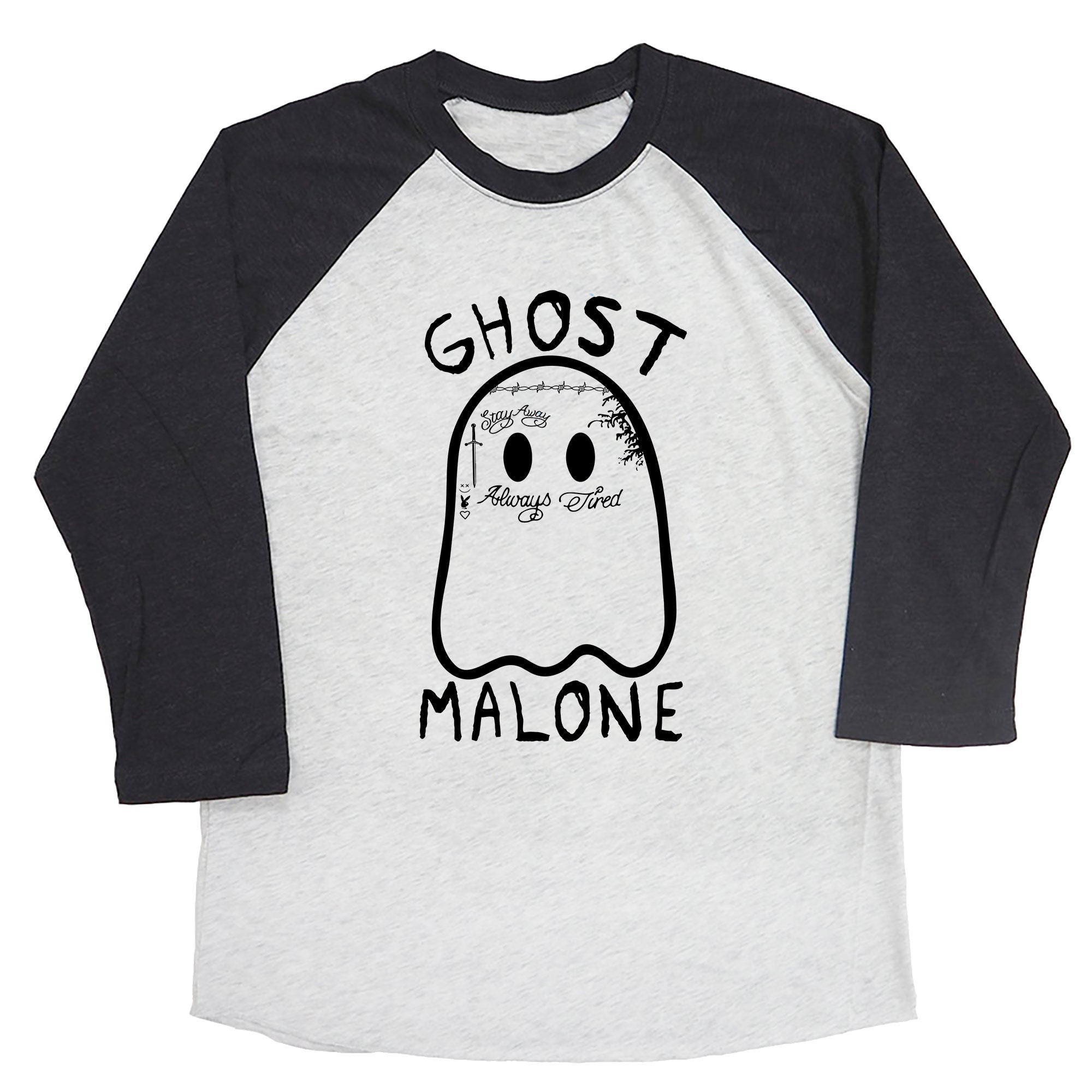 Ghost Malone Raglan Tee