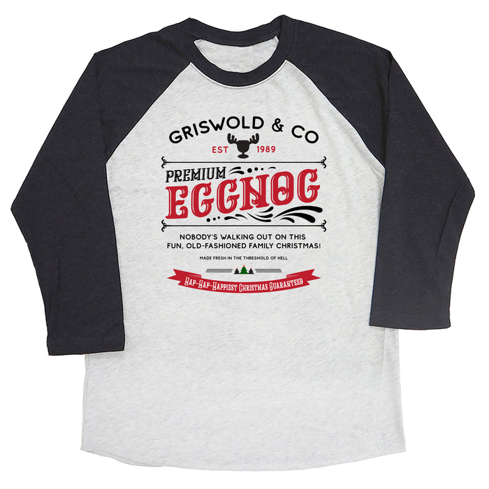 Griswold & Co Premium Egg Nog Raglan Tee