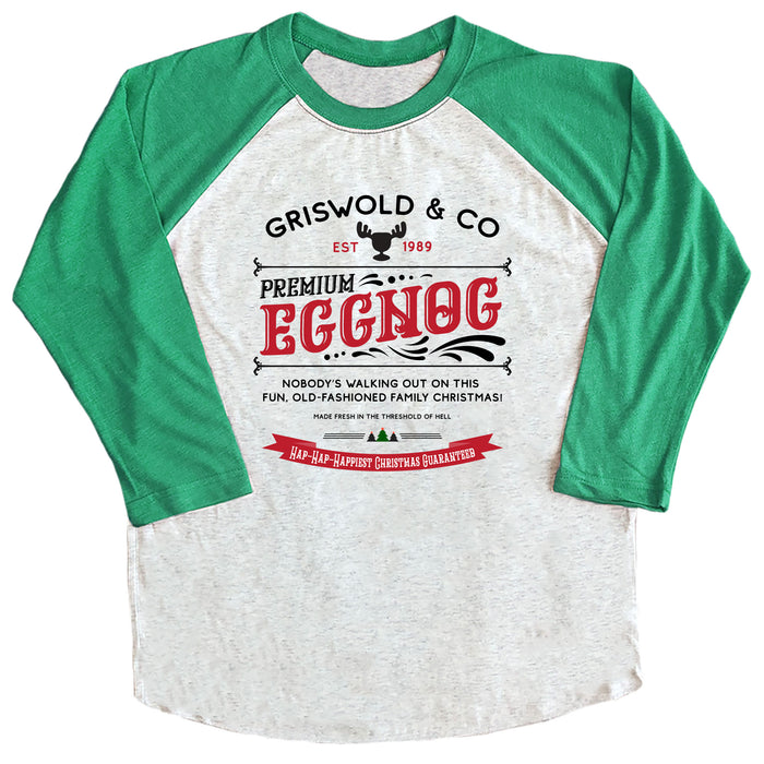 Griswold & Co Premium Egg Nog Raglan Tee