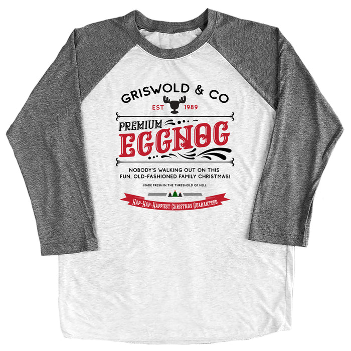 Griswold & Co Premium Egg Nog Raglan Tee