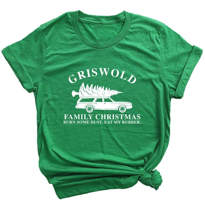 Griswold Family Christmas - Burn Some Dust. Eat My Rubber. Premium Unisex T-Shirt