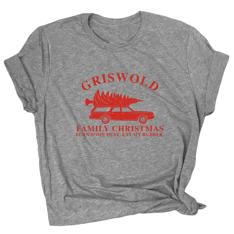 Griswold Family Christmas - Burn Some Dust. Eat My Rubber. Premium Unisex T-Shirt