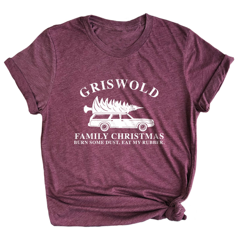 Griswold Family Christmas - Burn Some Dust. Eat My Rubber. Premium Unisex T-Shirt
