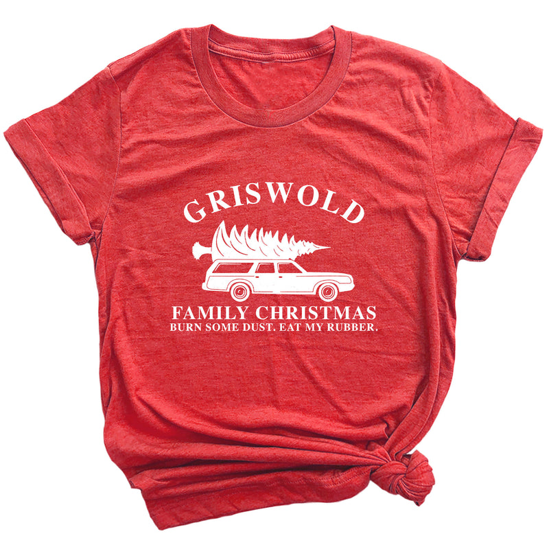 Griswold Family Christmas - Burn Some Dust. Eat My Rubber. Premium Unisex T-Shirt