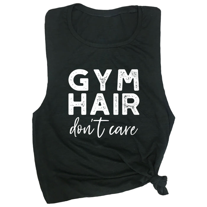 Gym Hair Don't Care Muscle Tee