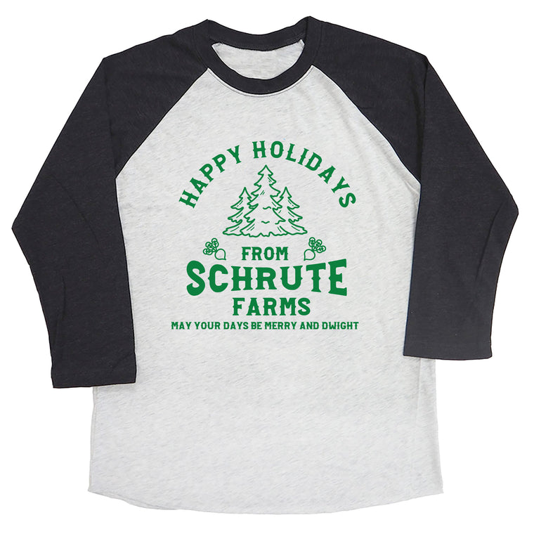 Happy Holidays from Schrute Farms Raglan Tee