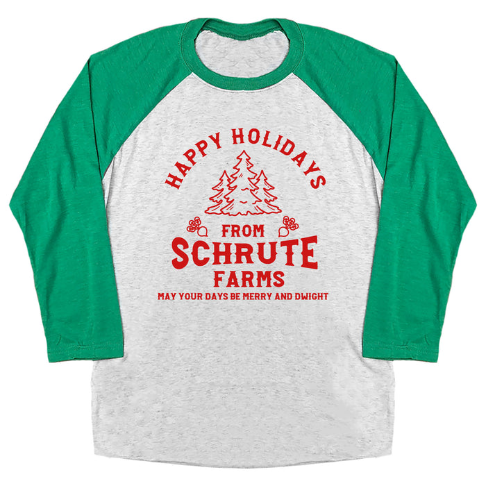 Happy Holidays from Schrute Farms Raglan Tee