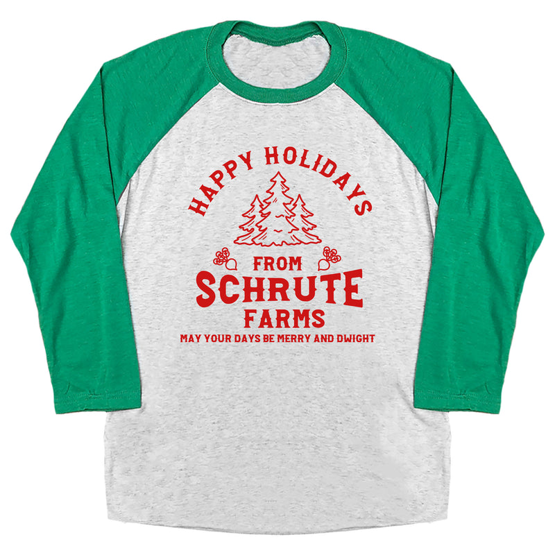 Happy Holidays from Schrute Farms Raglan Tee