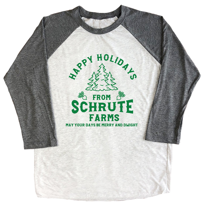 Happy Holidays from Schrute Farms Raglan Tee