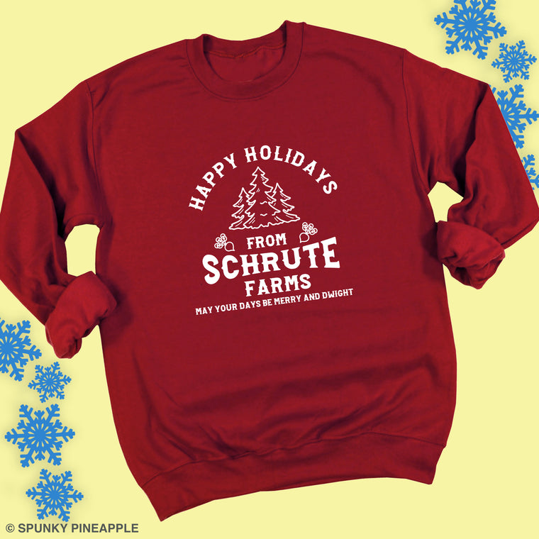 Happy Holidays from Schrute Farms Sweatshirt