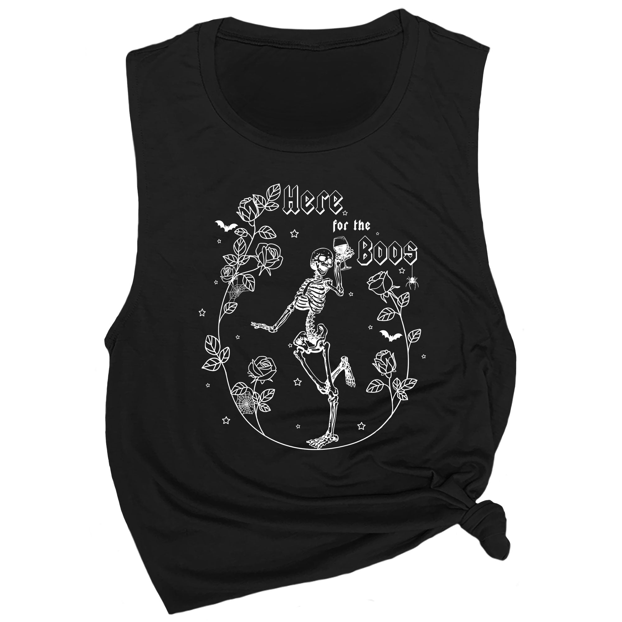 Here for the Boos Muscle Tee