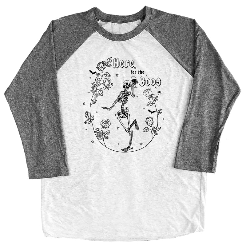 Here for the Boos Raglan Tee