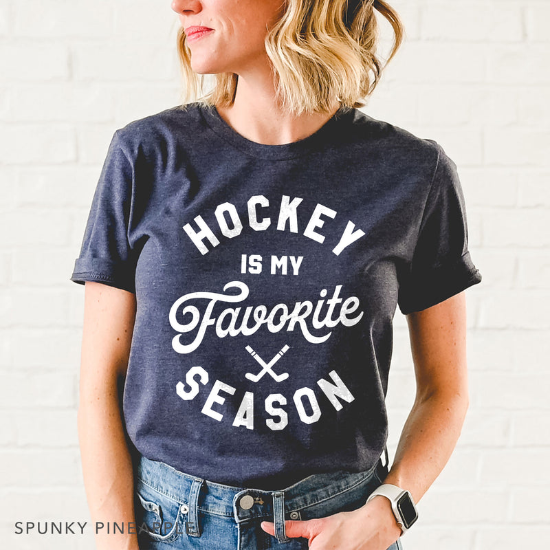 Hockey is My Favorite Season Premium Unisex T-Shirt