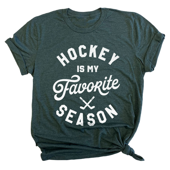 Hockey is My Favorite Season Premium Unisex T-Shirt
