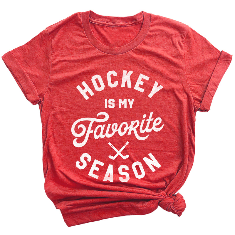 Hockey is My Favorite Season Premium Unisex T-Shirt