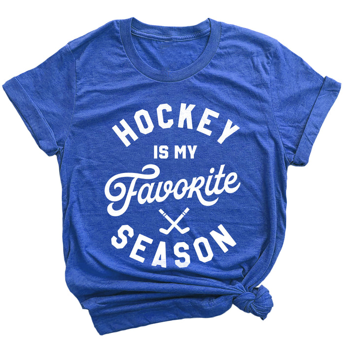 Hockey is My Favorite Season Premium Unisex T-Shirt