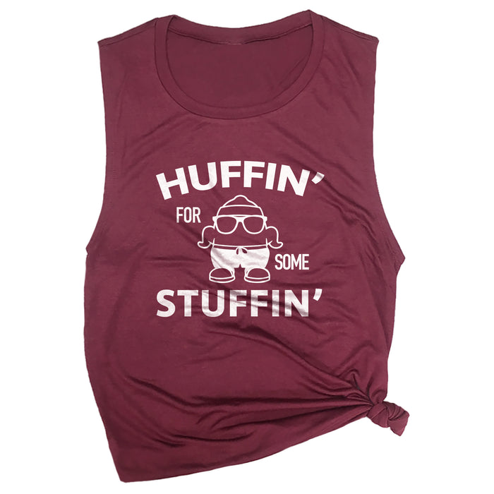 Huffin' For Some Stuffin' Muscle Tee