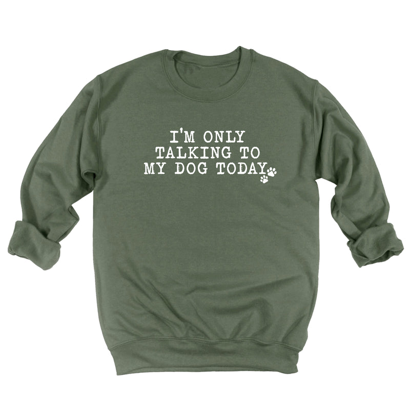 I'm Only Talking to My Dog Today Sweatshirt