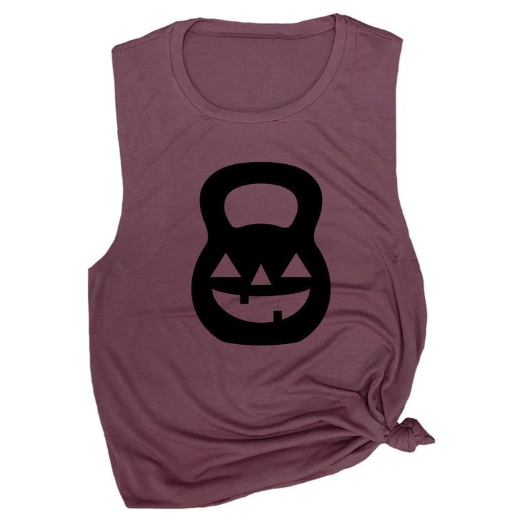 Kettlebell Pumpkin Muscle Tee