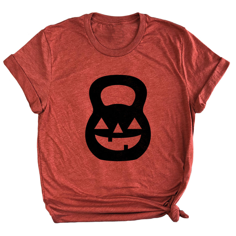Kettlebell Pumpkin Premium Unisex T-Shirt