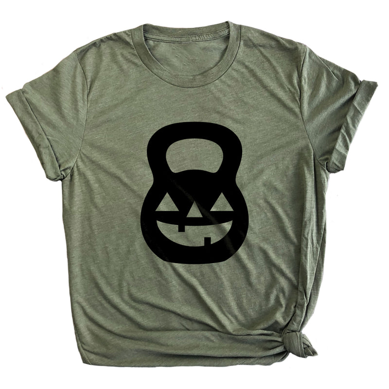 Kettlebell Pumpkin Premium Unisex T-Shirt