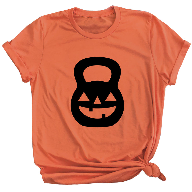 Kettlebell Pumpkin Premium Unisex T-Shirt