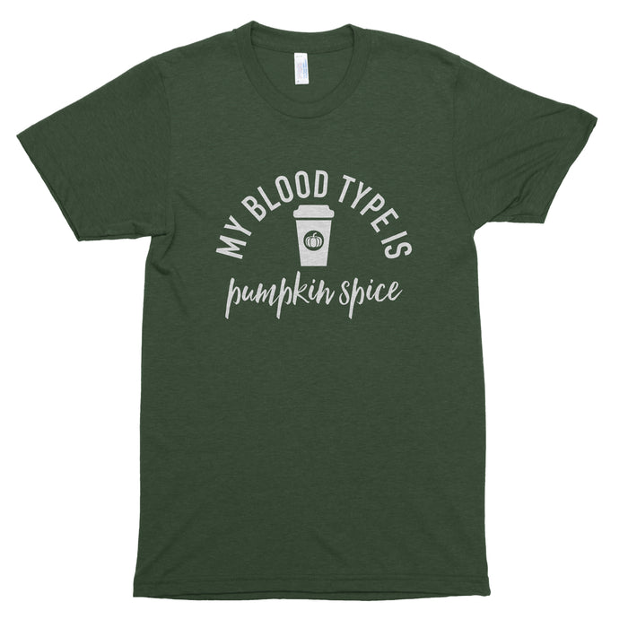 My Blood Type is Pumpkin Spice Premium Unisex T-Shirt