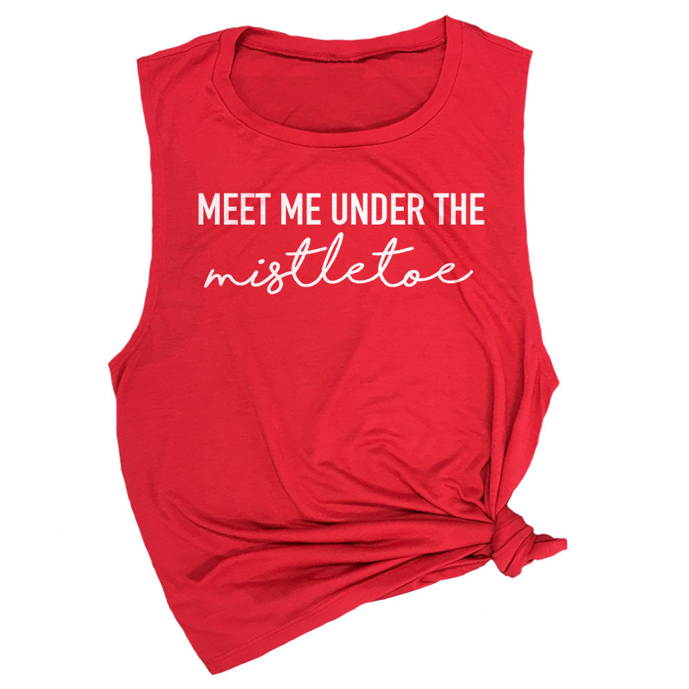 Meet Me Under the Mistletoe Muscle Tee